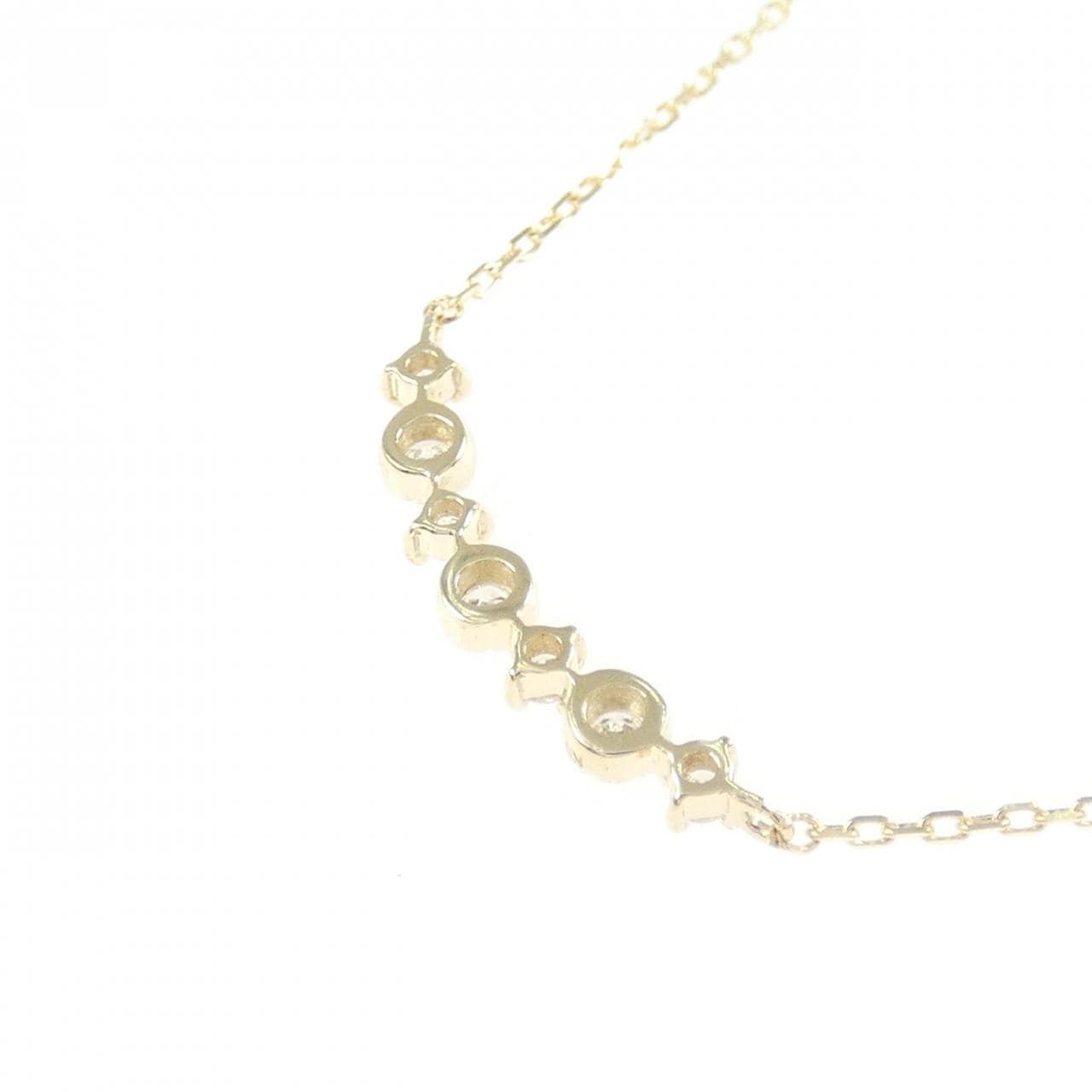 【リメイク】K10YG ダイヤモンド ネックレス 0.10CT