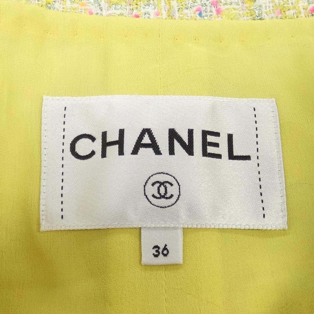 シャネル CHANEL ノーカラージャケット