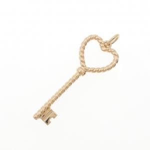 ティファニー ツイスト ハート キー ペンダント