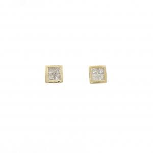 K18YG ダイヤモンド ピアス 0.50CT