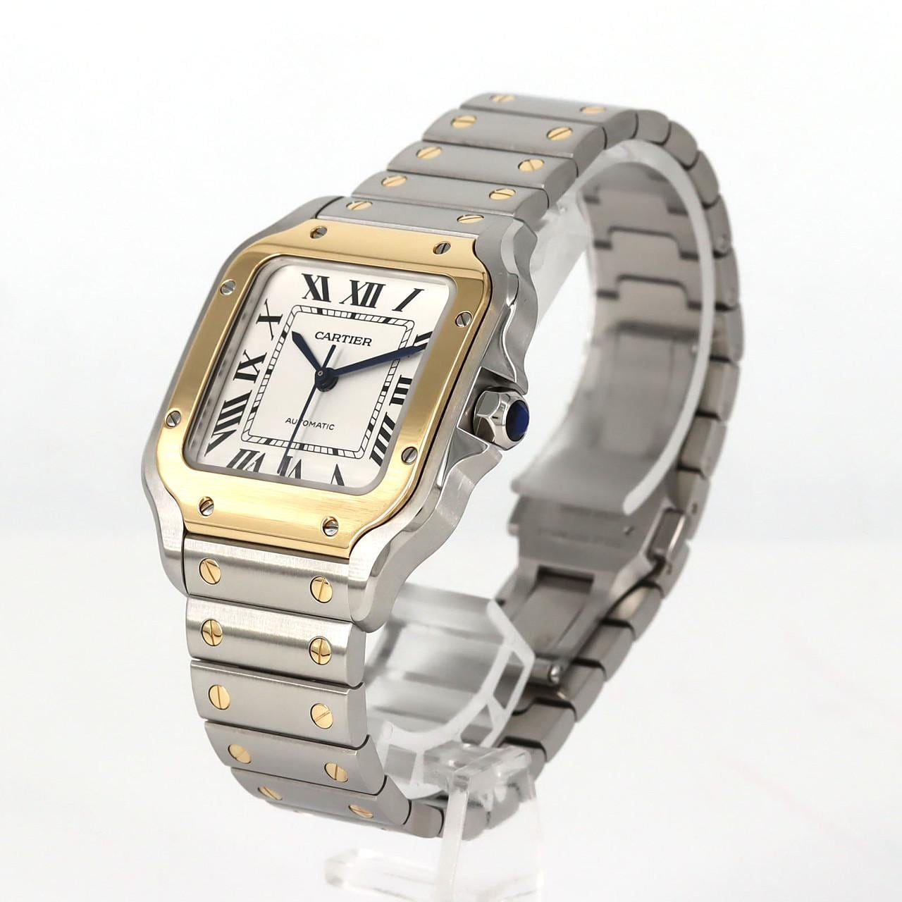 カルティエ サントス･ドゥ･カルティエMM コンビ W2SA0016 SSxYG 自動巻