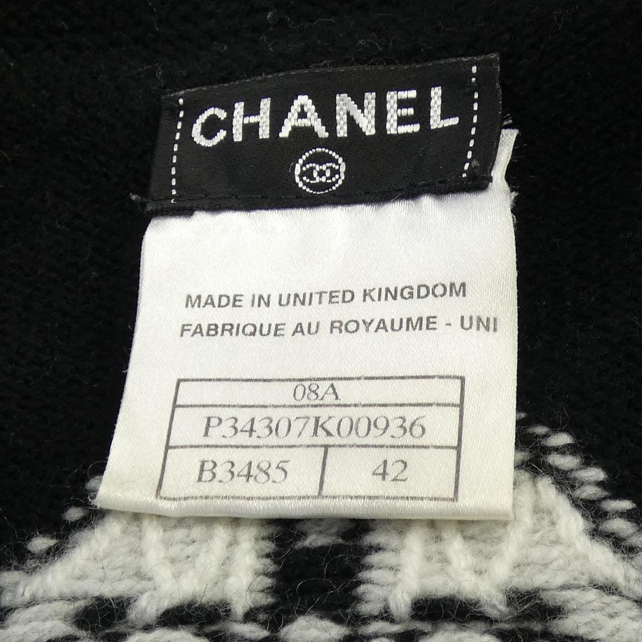 シャネル CHANEL P34307K00936 08A ニット