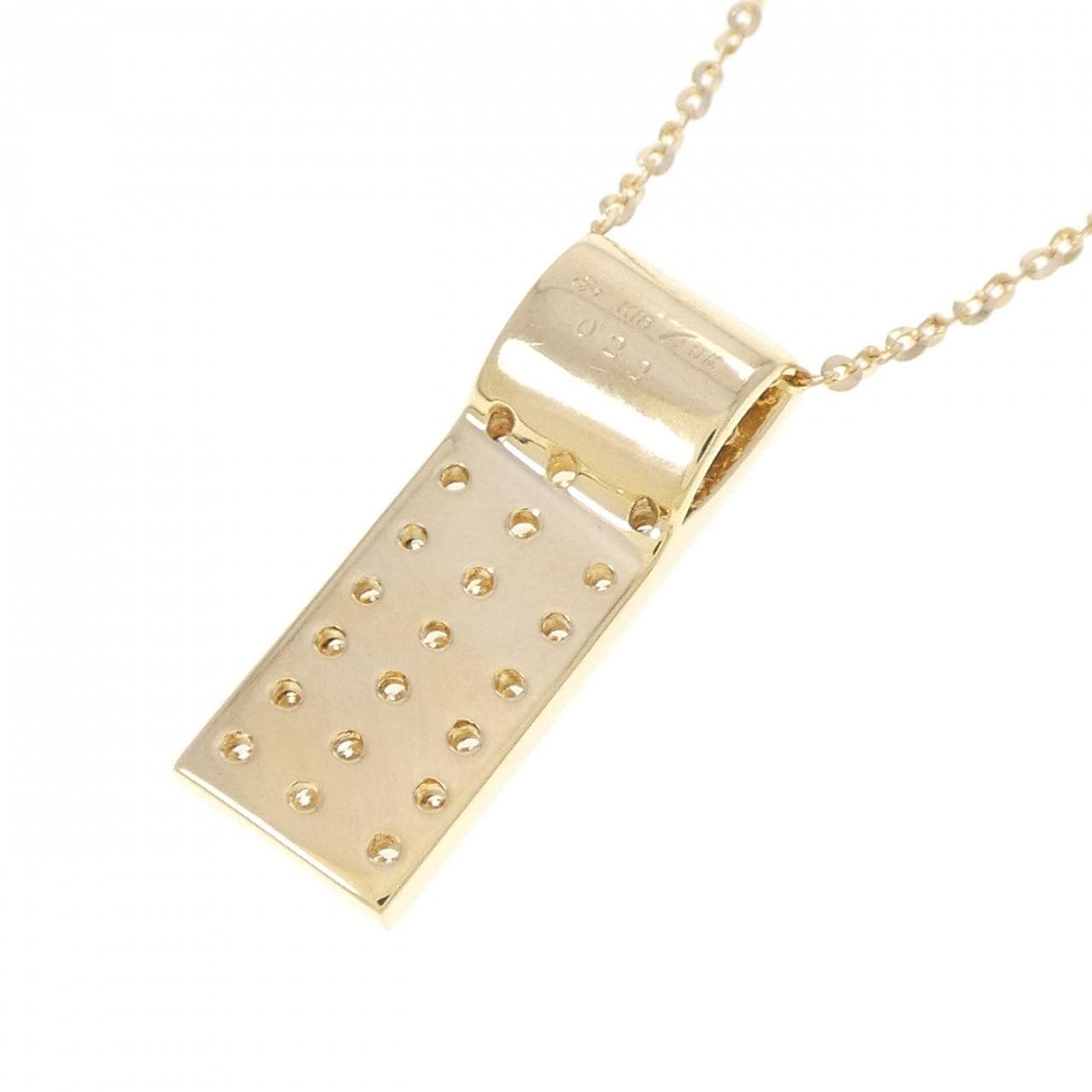K18YG ダイヤモンド ネックレス 0.23CT