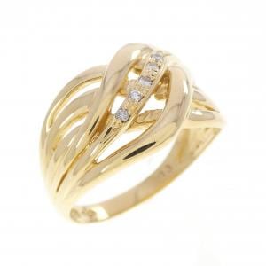 K18YG ダイヤモンド リング 0.03CT