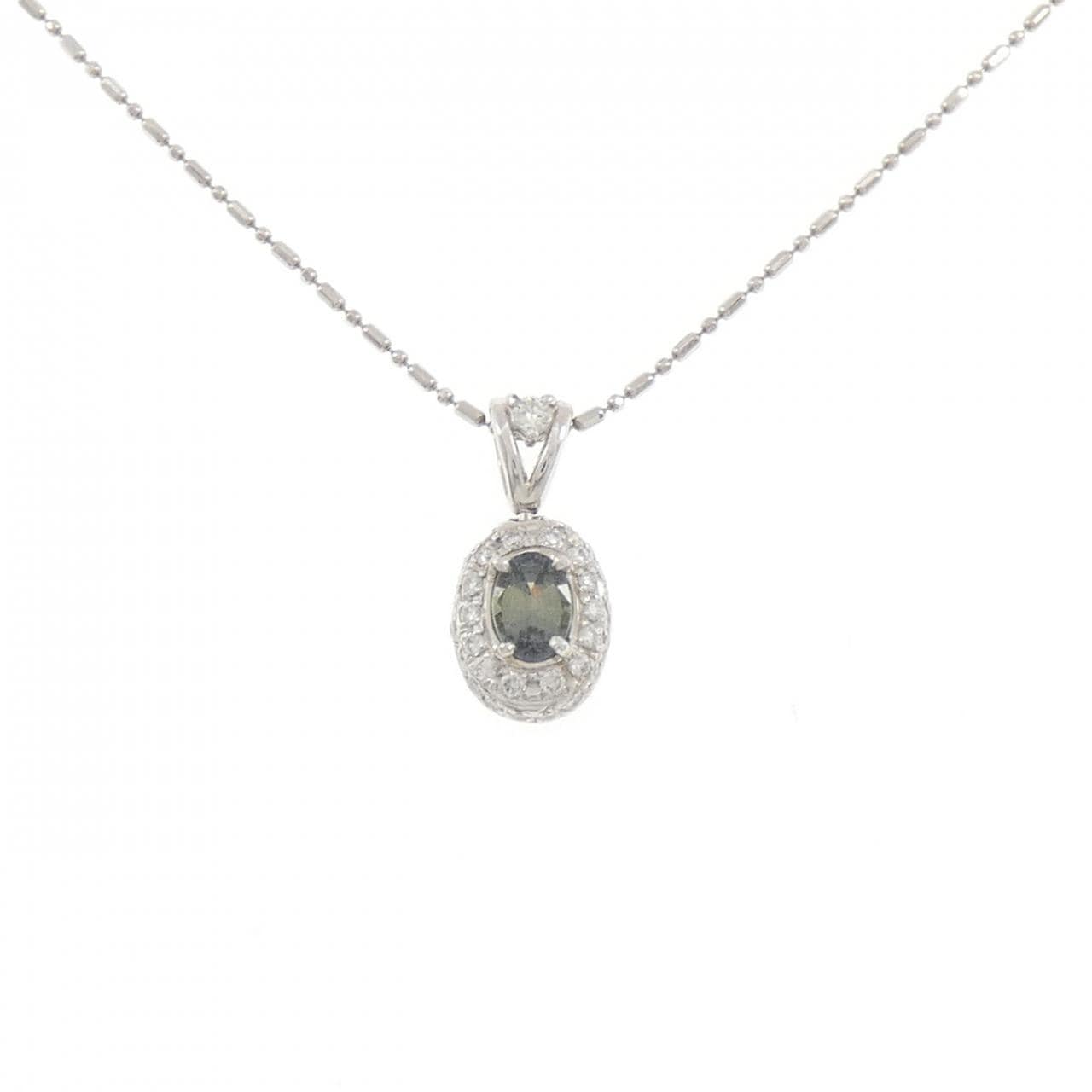 PT900/PT850 アレキサンドライト ネックレス 0.54CT
