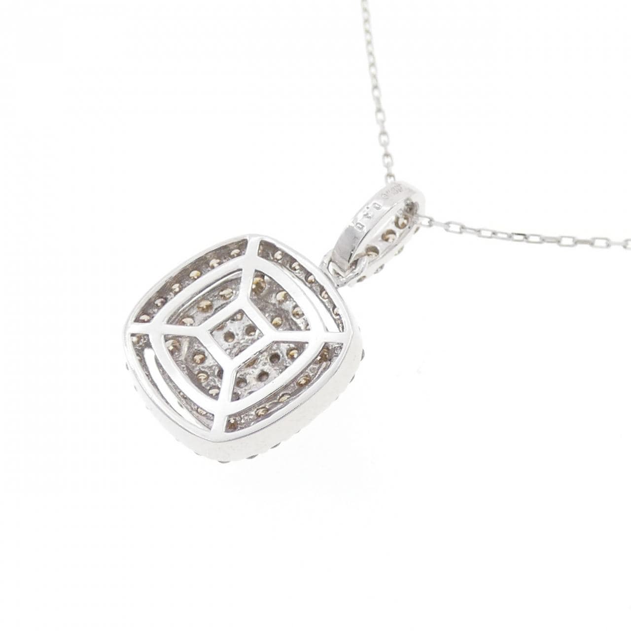 K18WG ダイヤモンド ネックレス 0.40CT