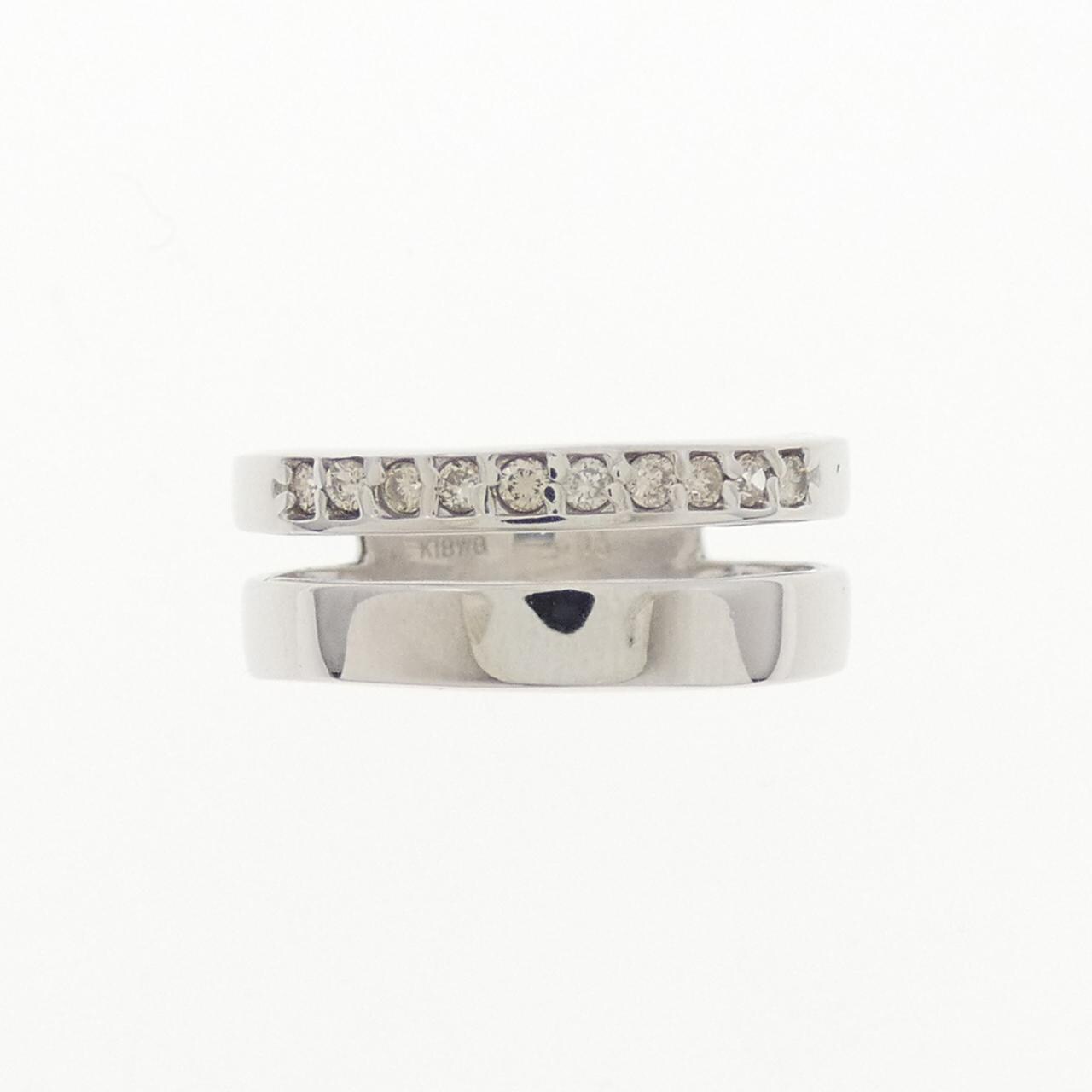 K18WG ダイヤモンド リング 0.10CT