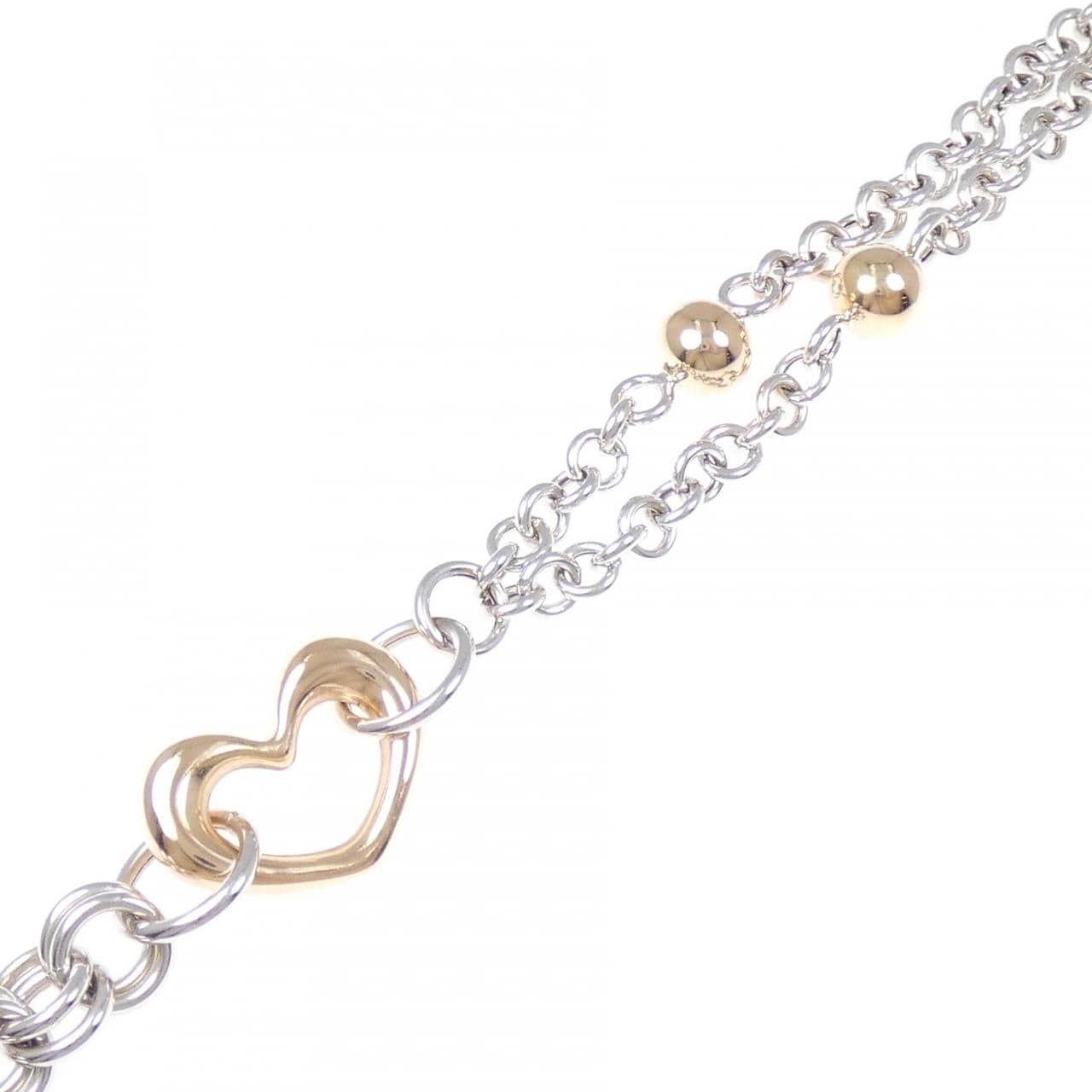 585WG/585PG ハート ブレスレット