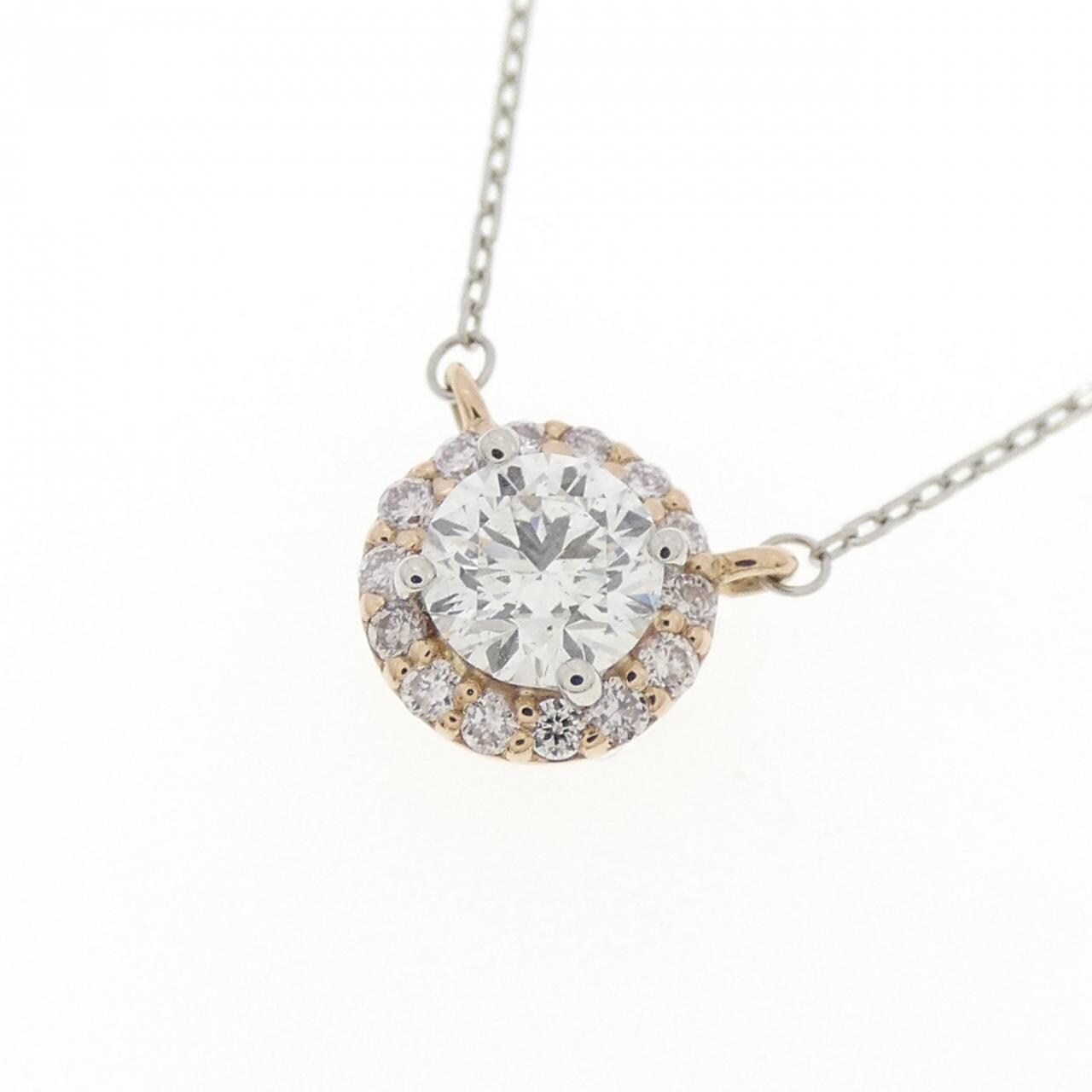 ジーエスティービー ダイヤモンド ネックレス 0.31CT D SI2 3EXT