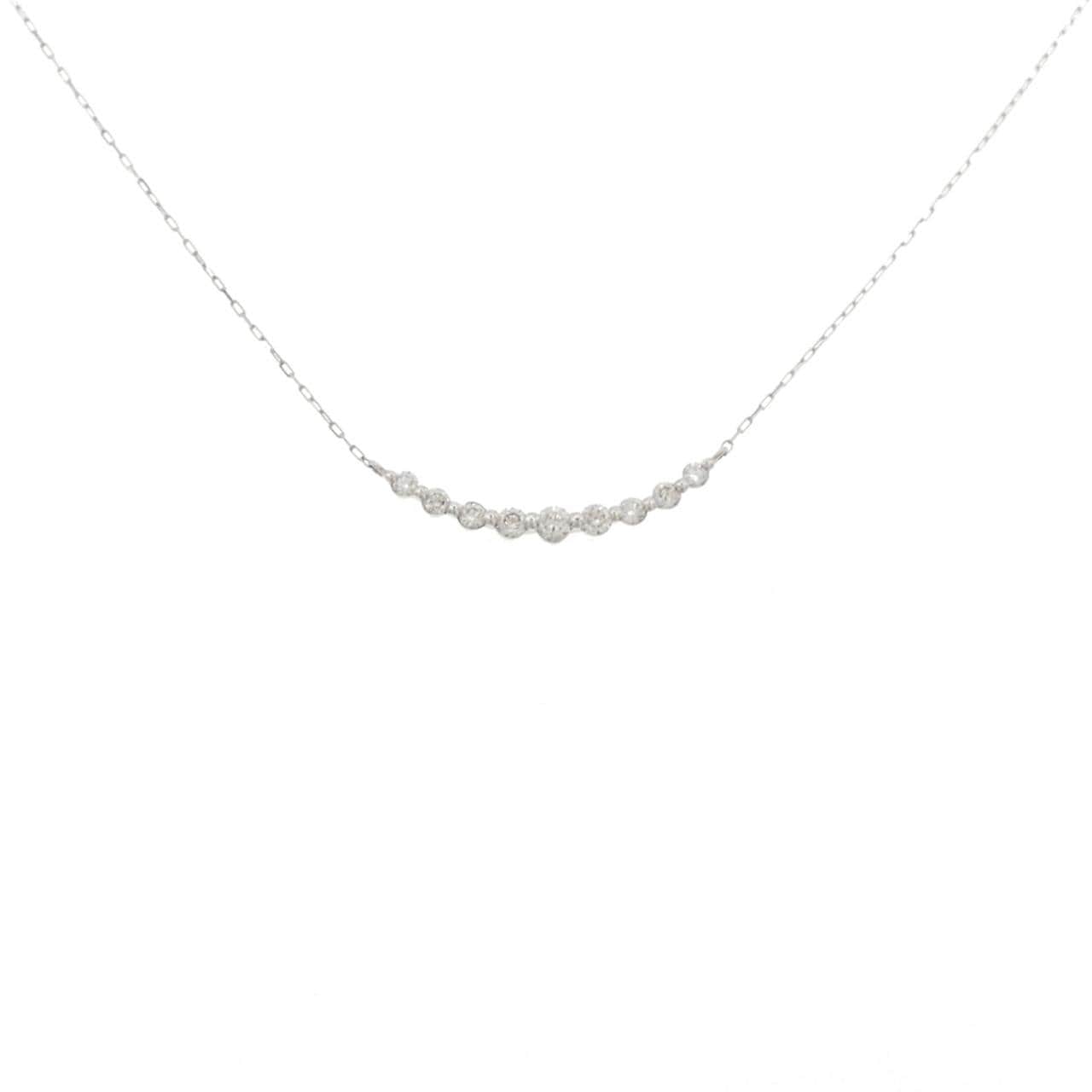 [新品] PT900钻石项链 0.20CT