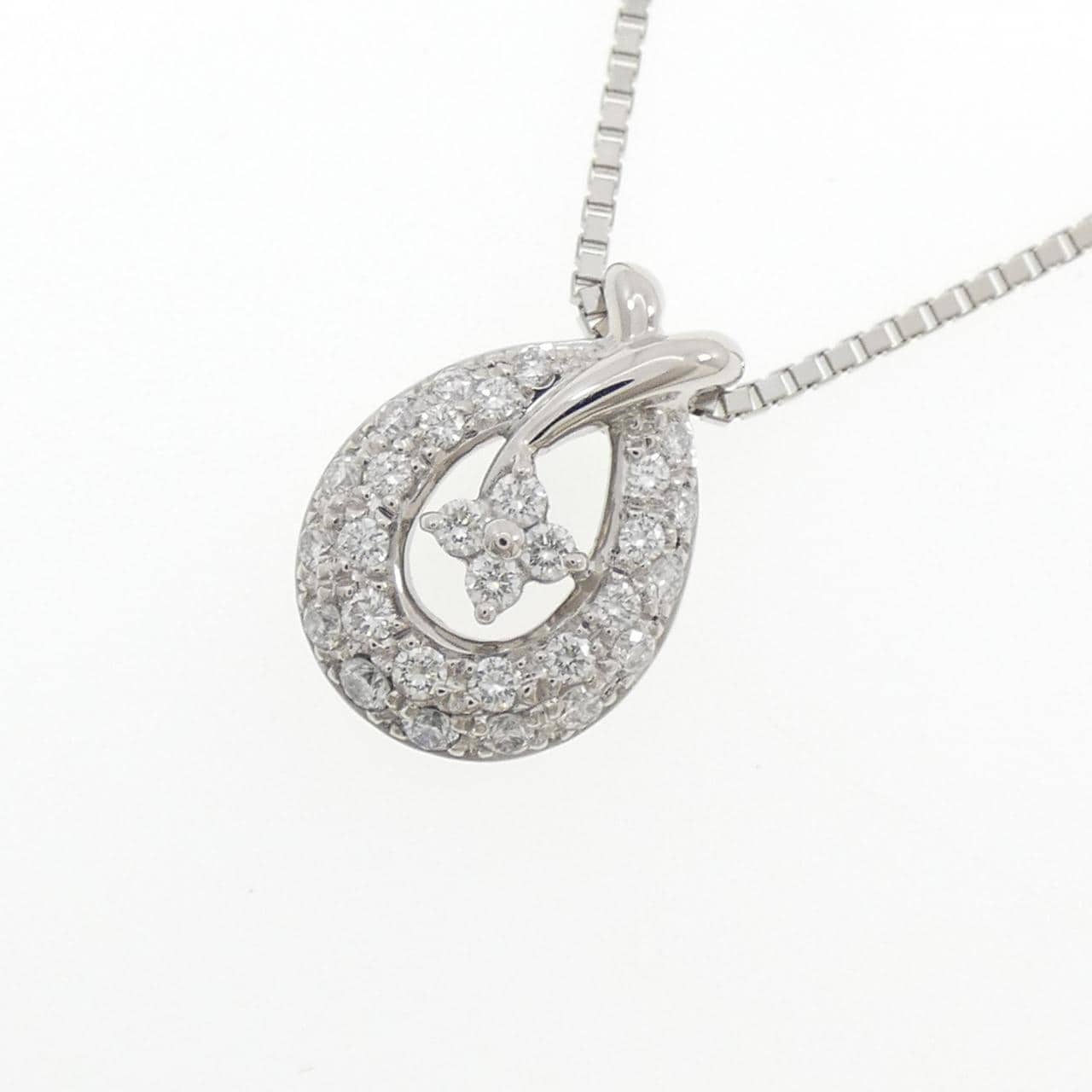 PT900/PT850 ダイヤモンド ネックレス 0.34CT