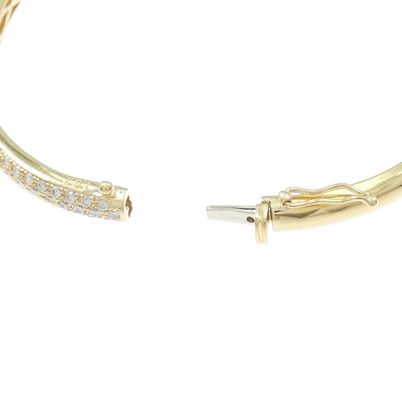 K18YG ダイヤモンド バングル 1.62CT