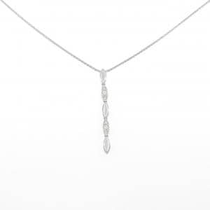 K18WG ダイヤモンド ネックレス 0.22CT
