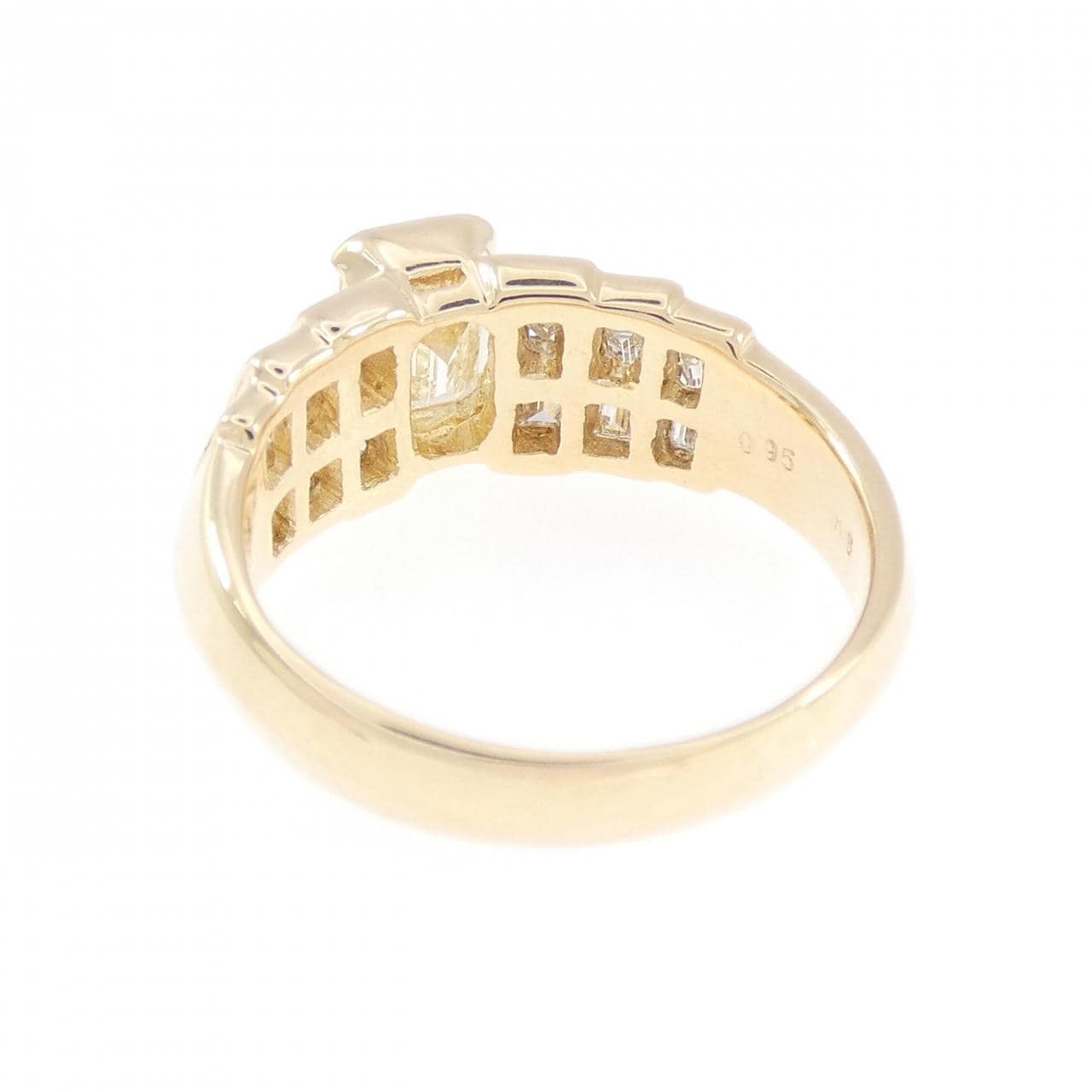 K18YG ダイヤモンド リング 1.159CT