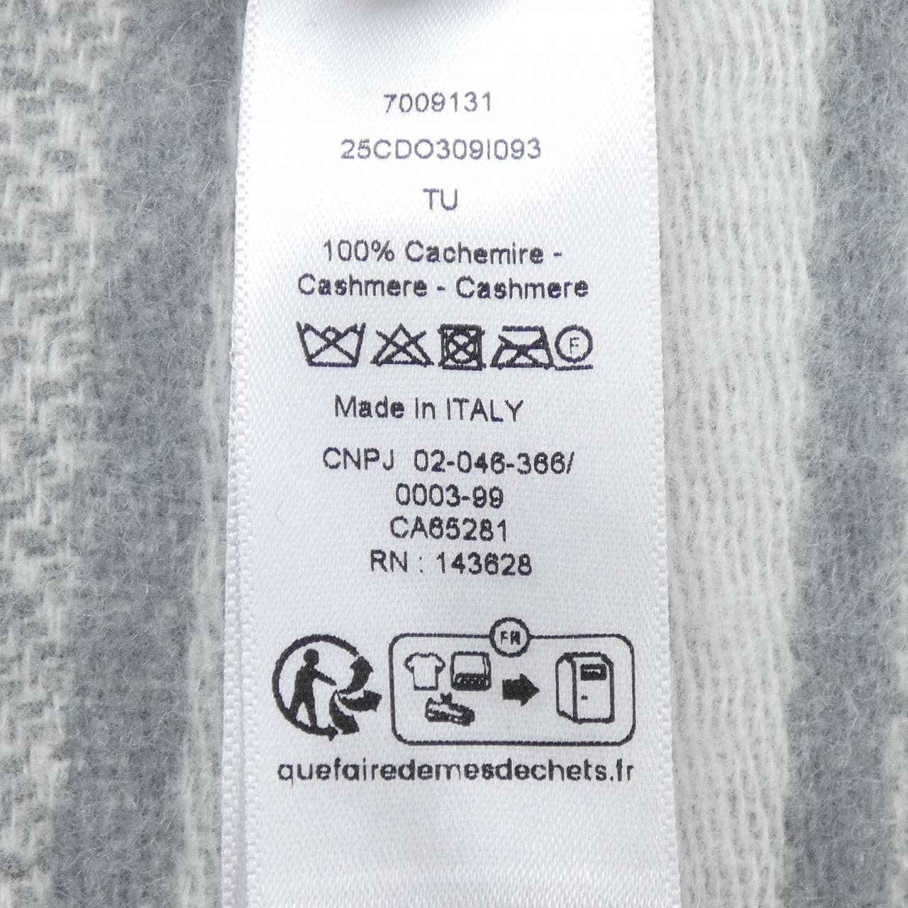 クリスチャンディオール CHRISTIAN DIOR オブリーク 25CDO309I093 STOLE