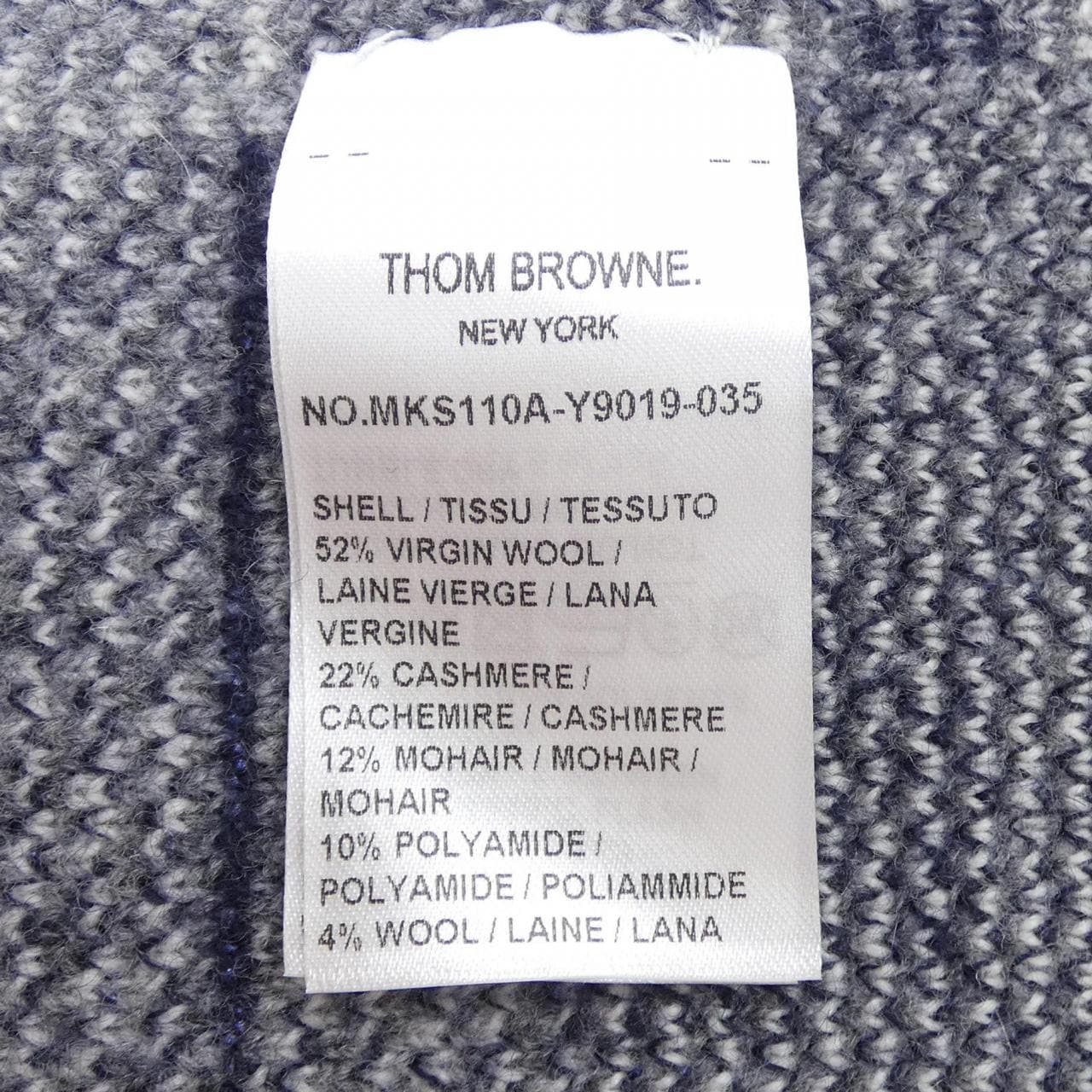 トムブラウン THOM BROWNE MKS110A MUFFLER