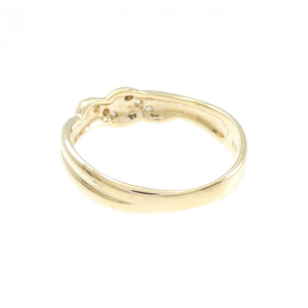 K18YG ダイヤモンド リング 0.05CT