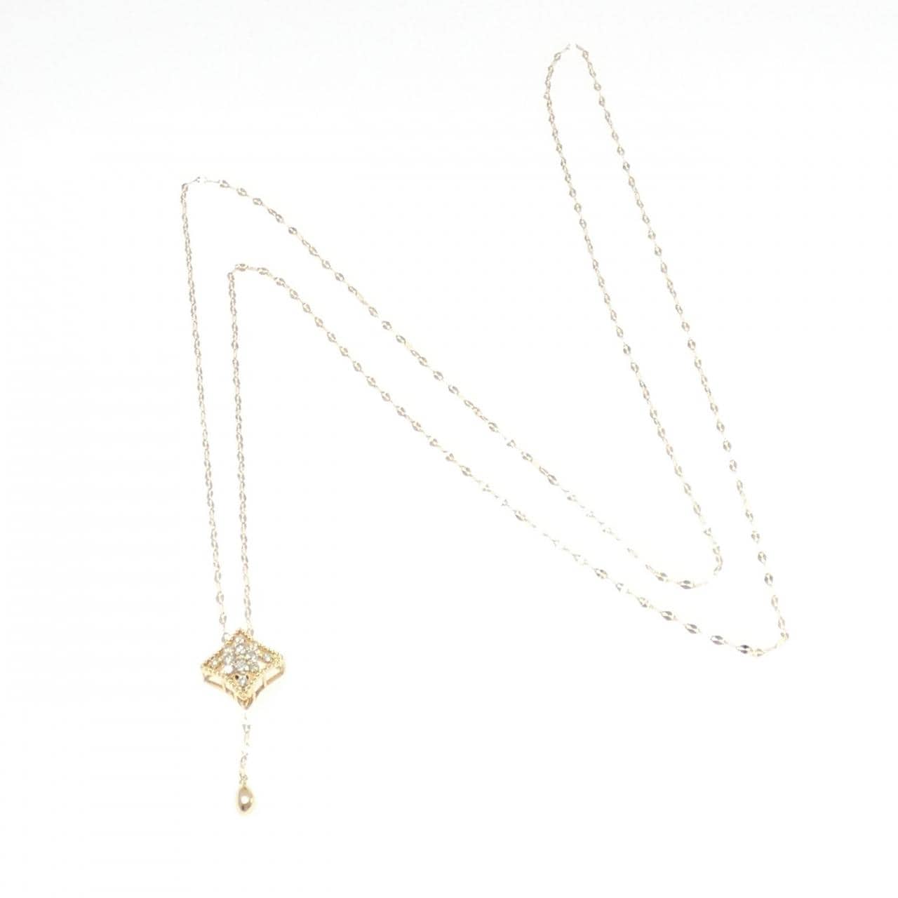 K18YG ダイヤモンド ネックレス 0.20CT
