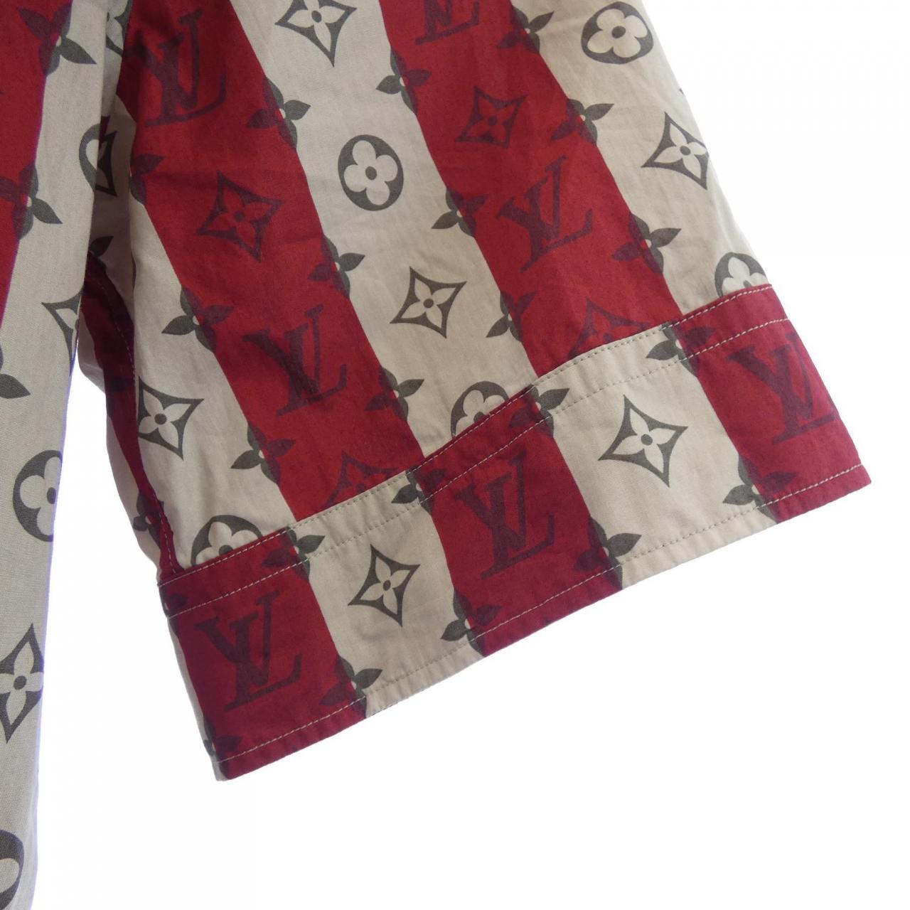 ルイヴィトン LOUIS VUITTON モノグラムトランクストライプショートスリーブ NIGO 日本限定 HMS05WJB8 S/Sシャツ