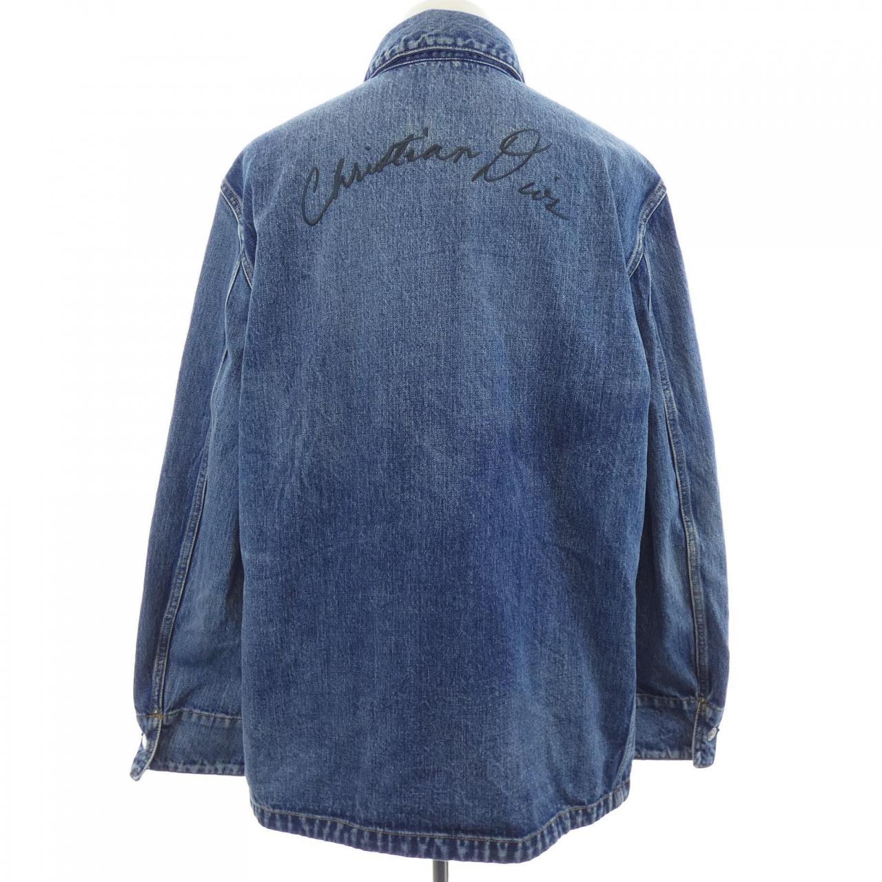 ディオール DIOR LILY OF THE VALLEY OVERSHIRT 493D493AY552 デニムジャケット