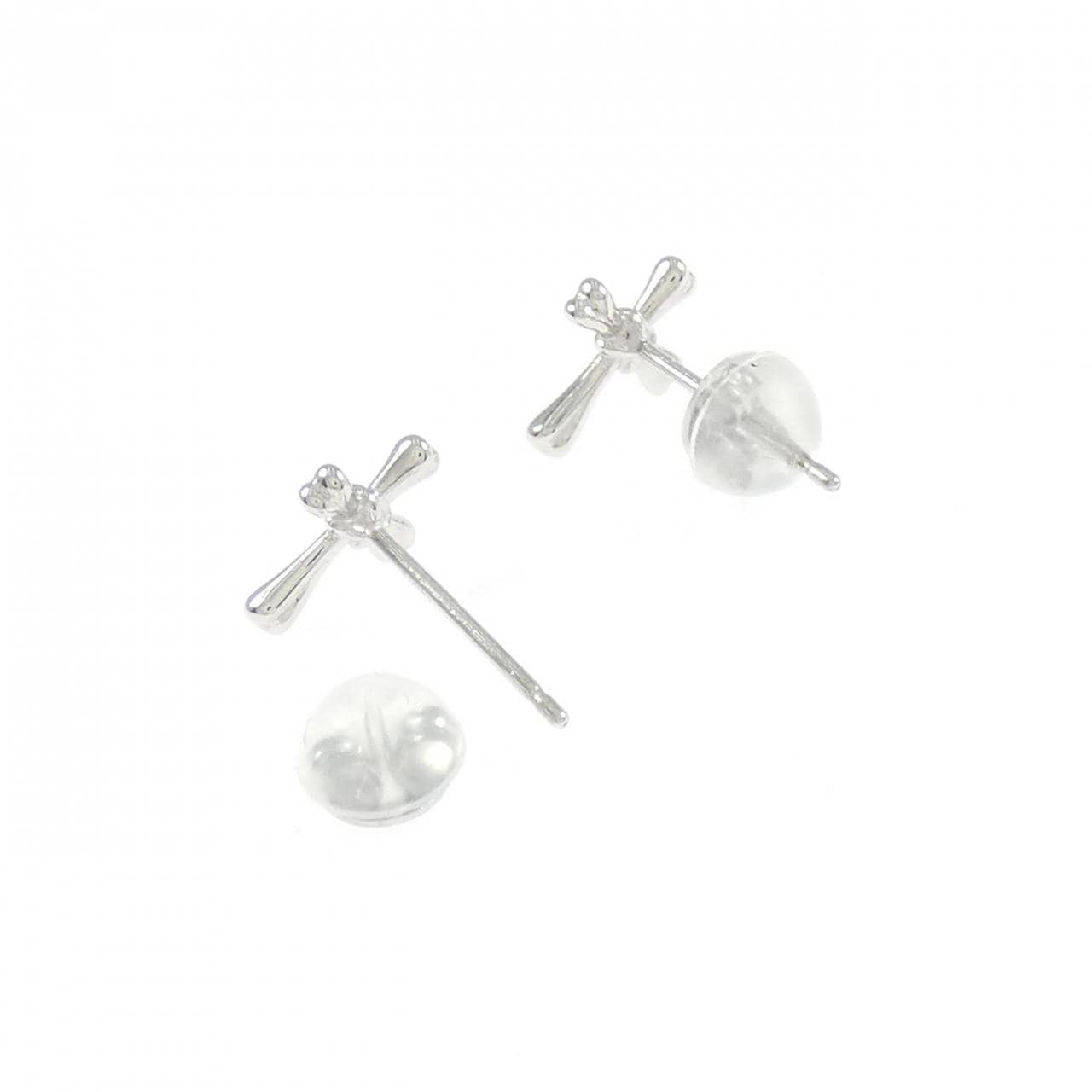 K14WG クロス ピアス