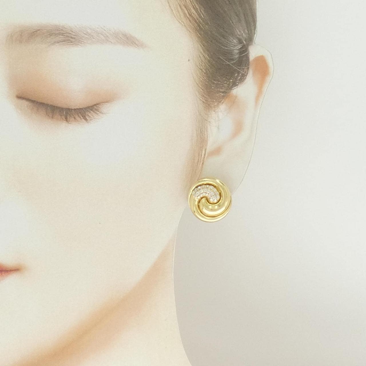 K18YG ダイヤモンド ピアス/イヤリング 0.54CT