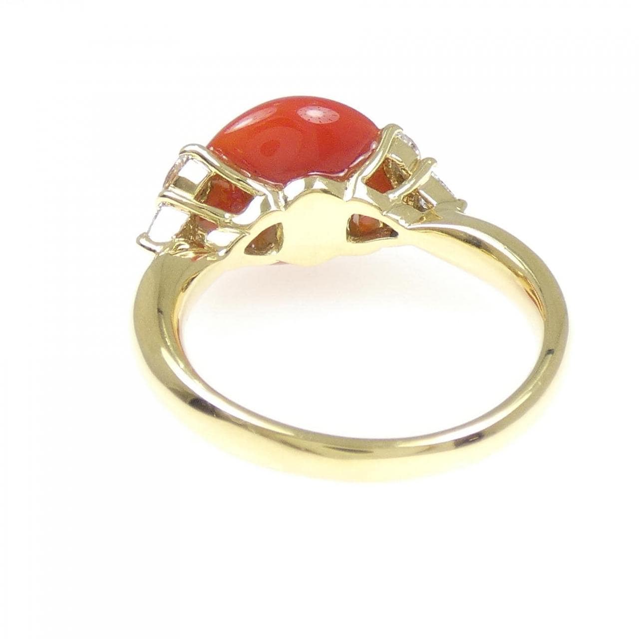 K18YG サンゴ リング