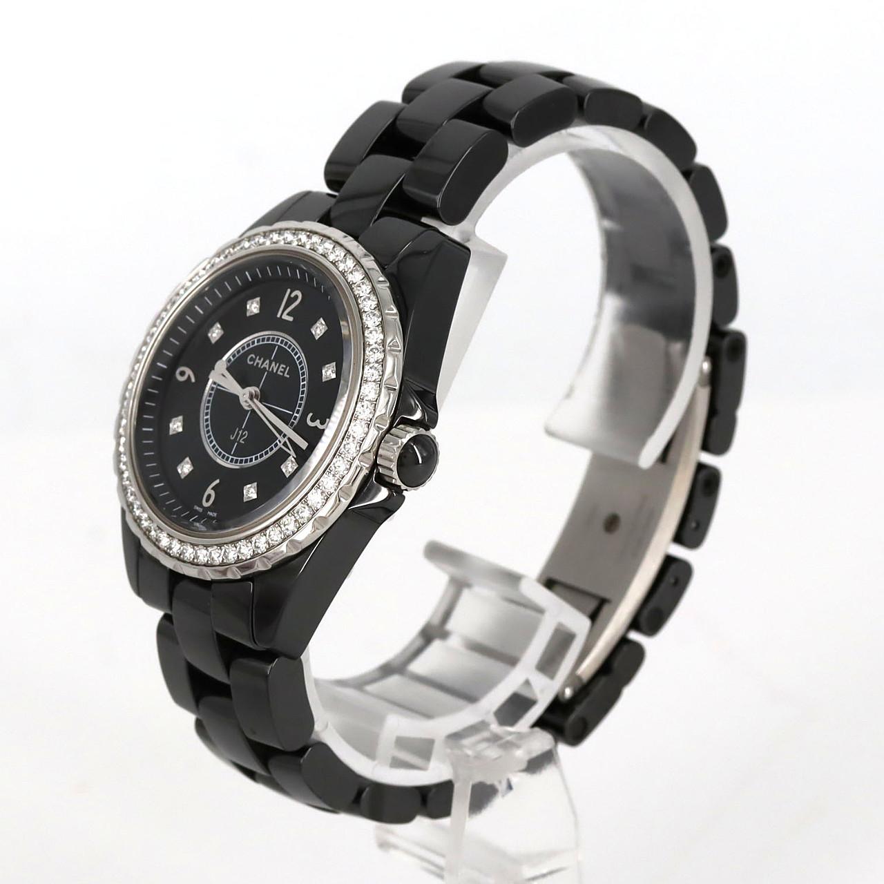 シャネル J12 33mmセラミック/D･8P H3108 セラミック クォーツ