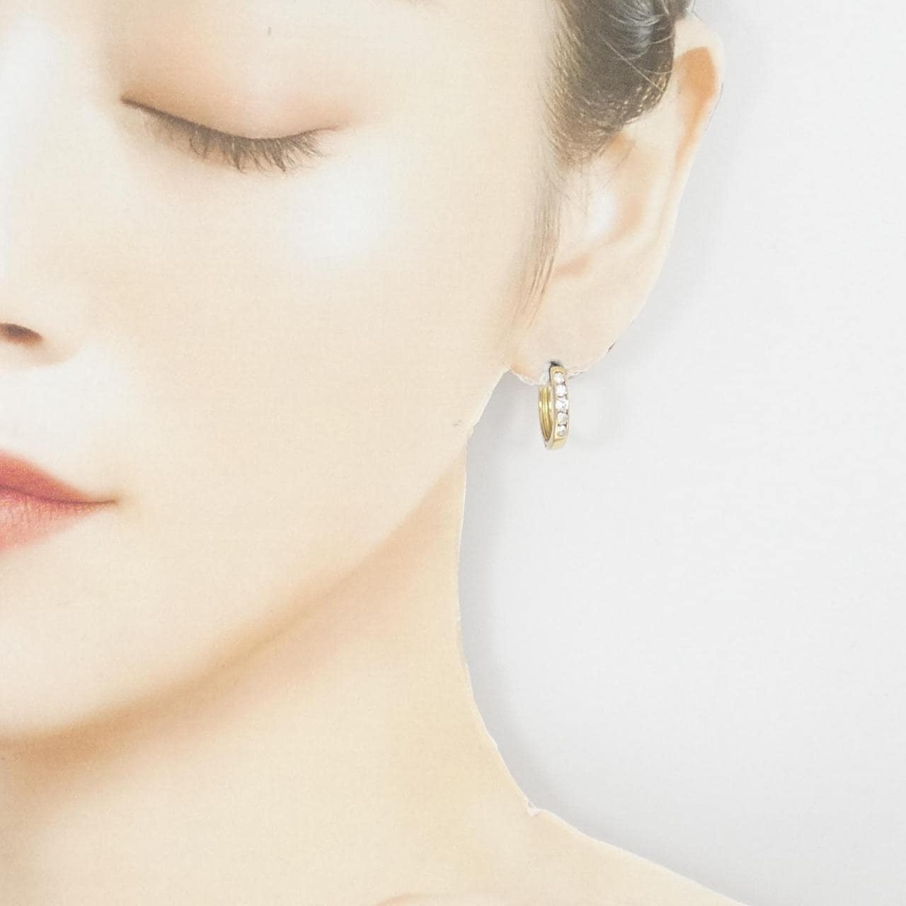 K18YG ダイヤモンド ピアス 0.50CT