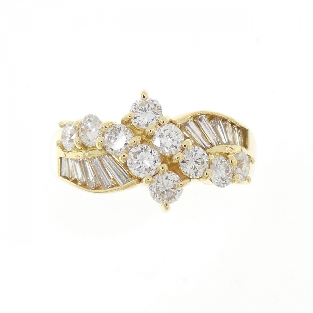 K18YG ダイヤモンド リング 1.03CT