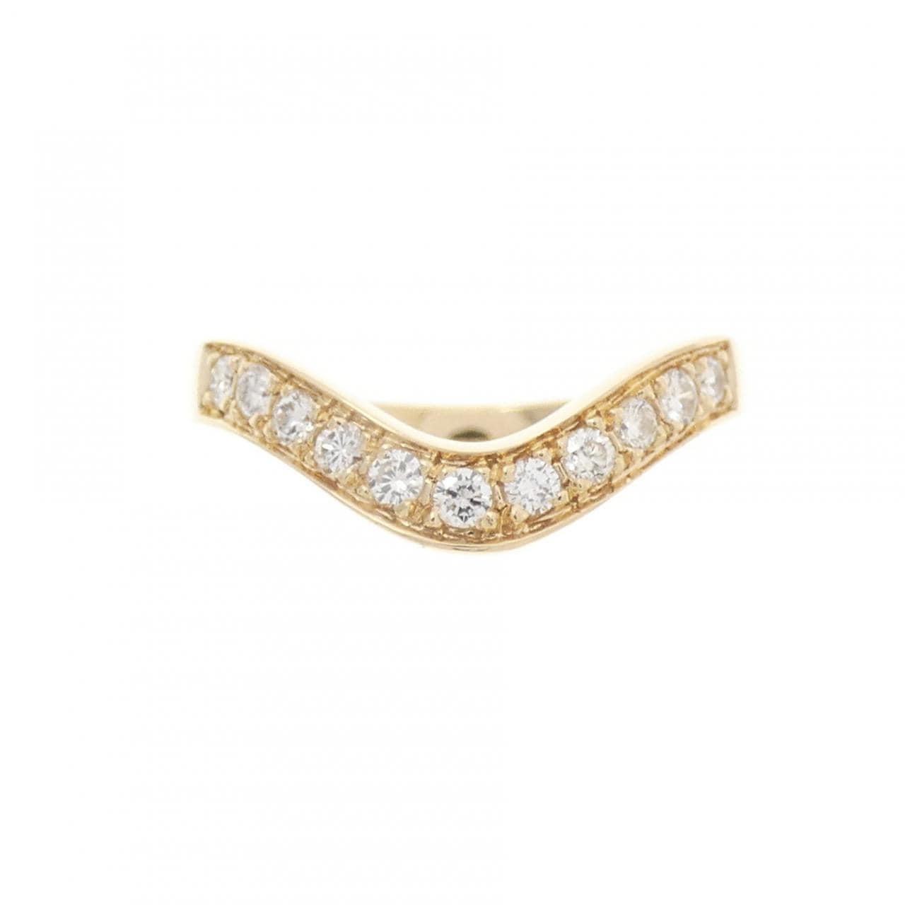 K18YG ダイヤモンド リング 0.22CT