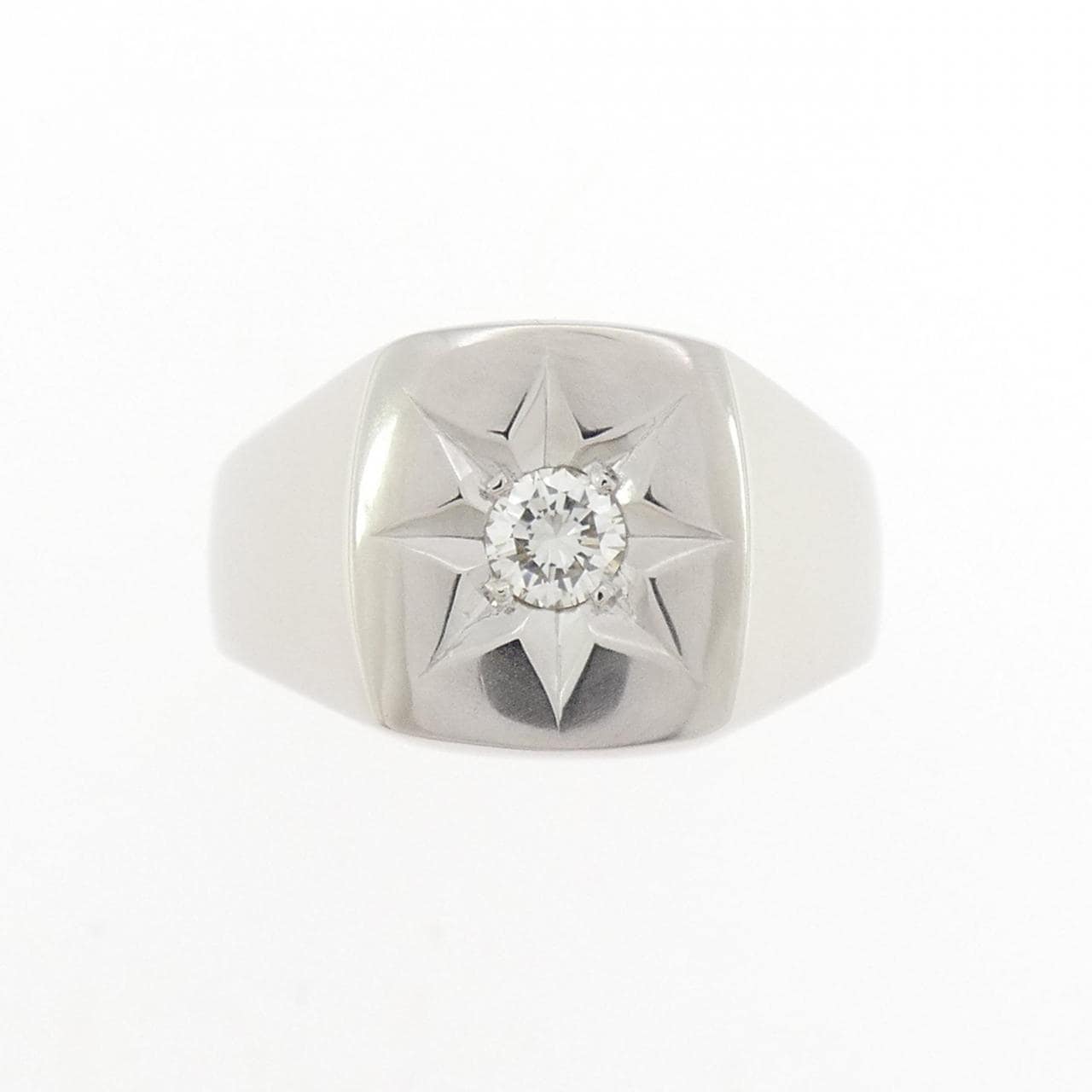 PT900 ダイヤモンド リング 0.18CT