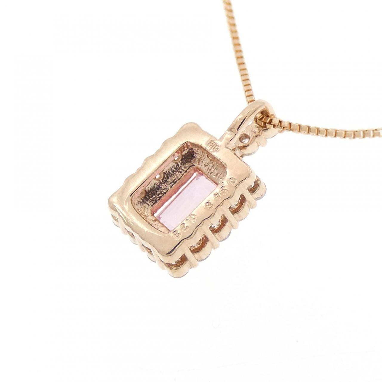 K18PG サファイヤ ネックレス 0.348CT