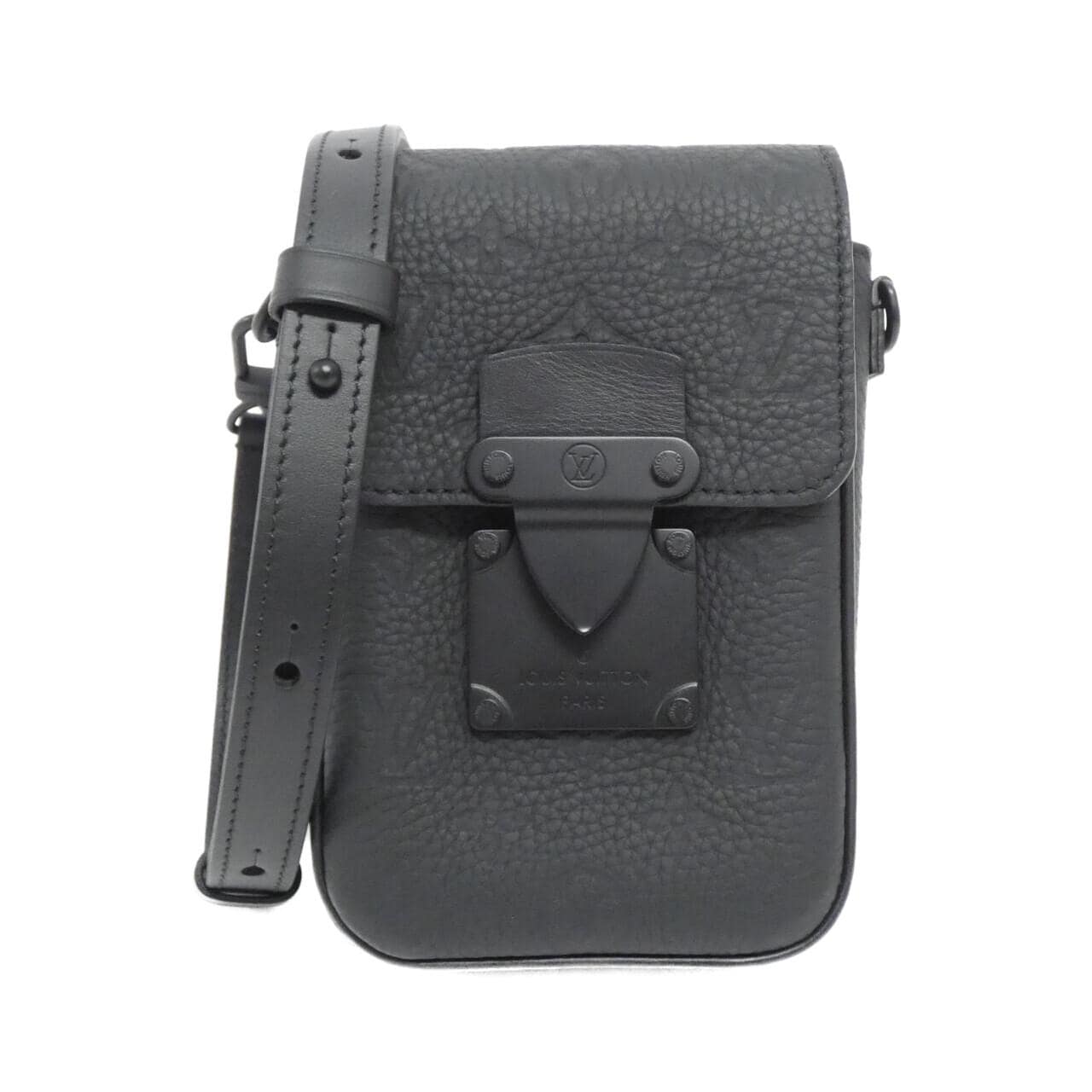 LOUIS VUITTON Vuitton Taurillon Monogram S Rock Vertical Wearable Wallet M81524 Shoulder Bag