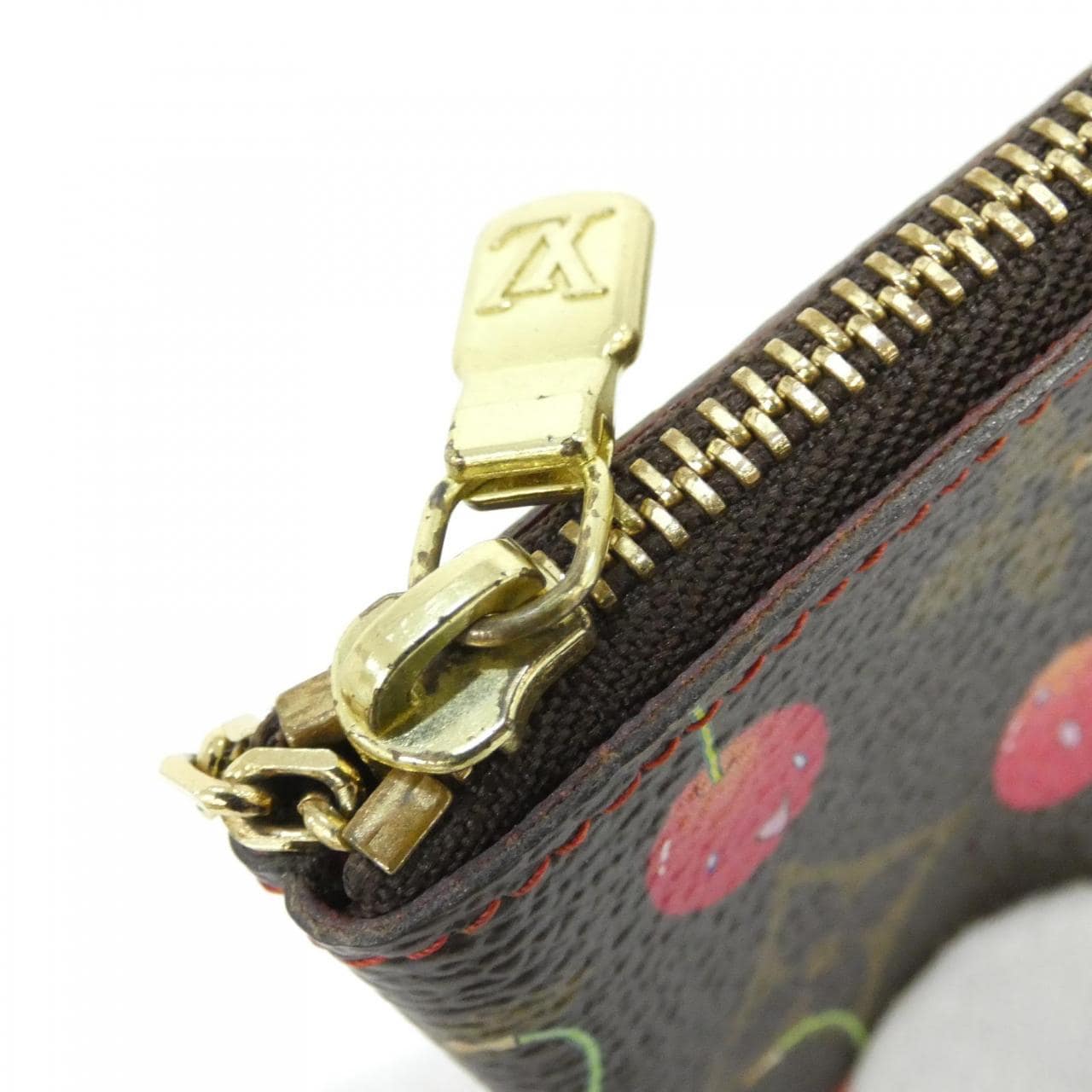 ルイヴィトン モノグラム チェリー ポシェット クレ M95042 コイン＆キーケース