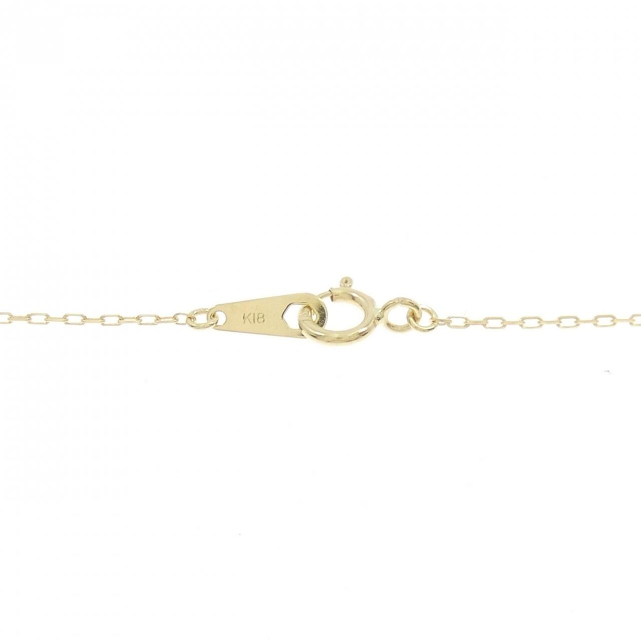 K18YG スター ダイヤモンド ネックレス 0.10CT