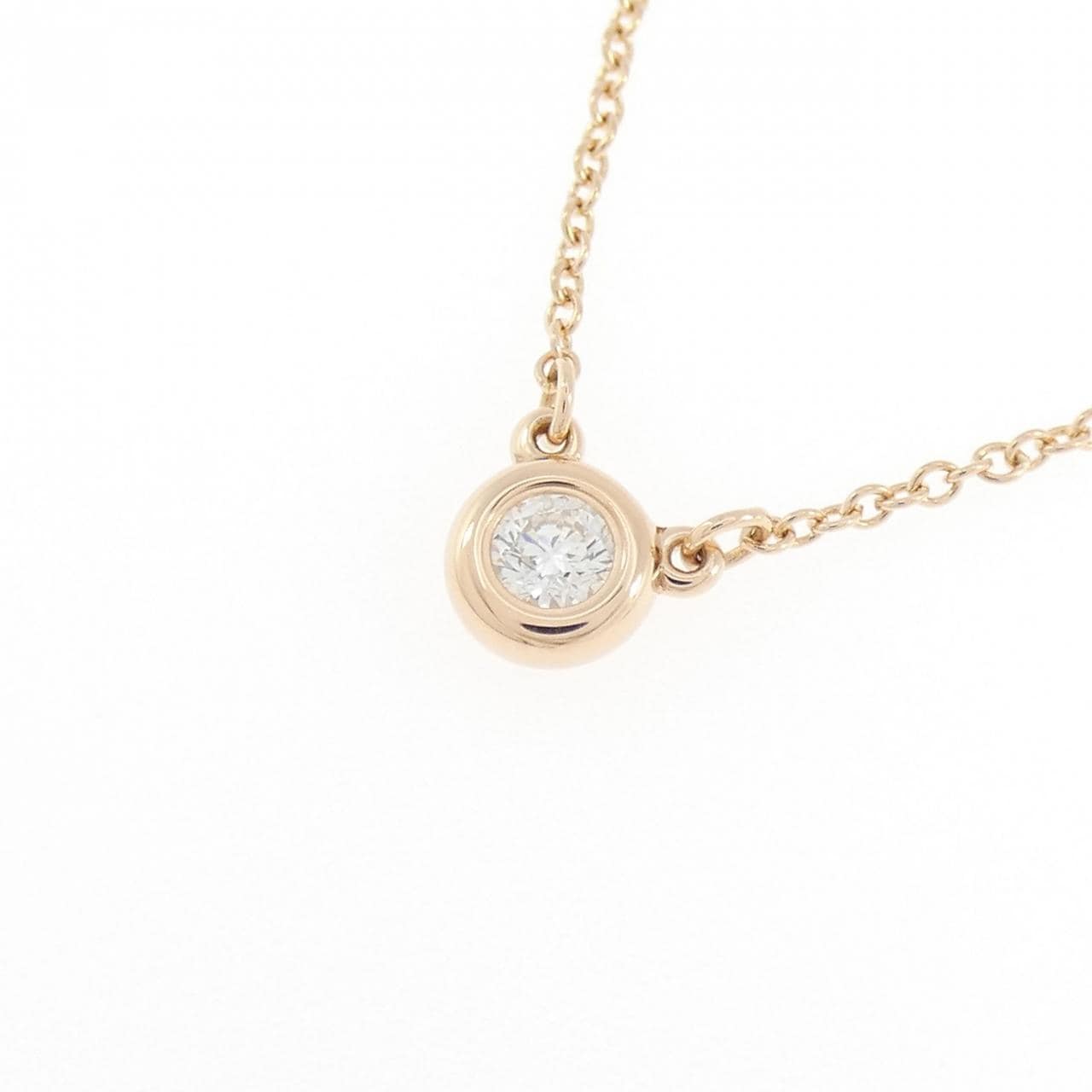 ティファニー バイザヤード ネックレス 0.10CT