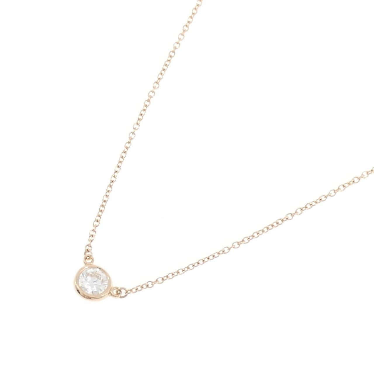 ティファニー バイザヤード ネックレス 0.28CT F VVS2 3EXT