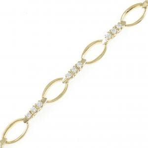 750YG ダイヤモンド ブレスレット