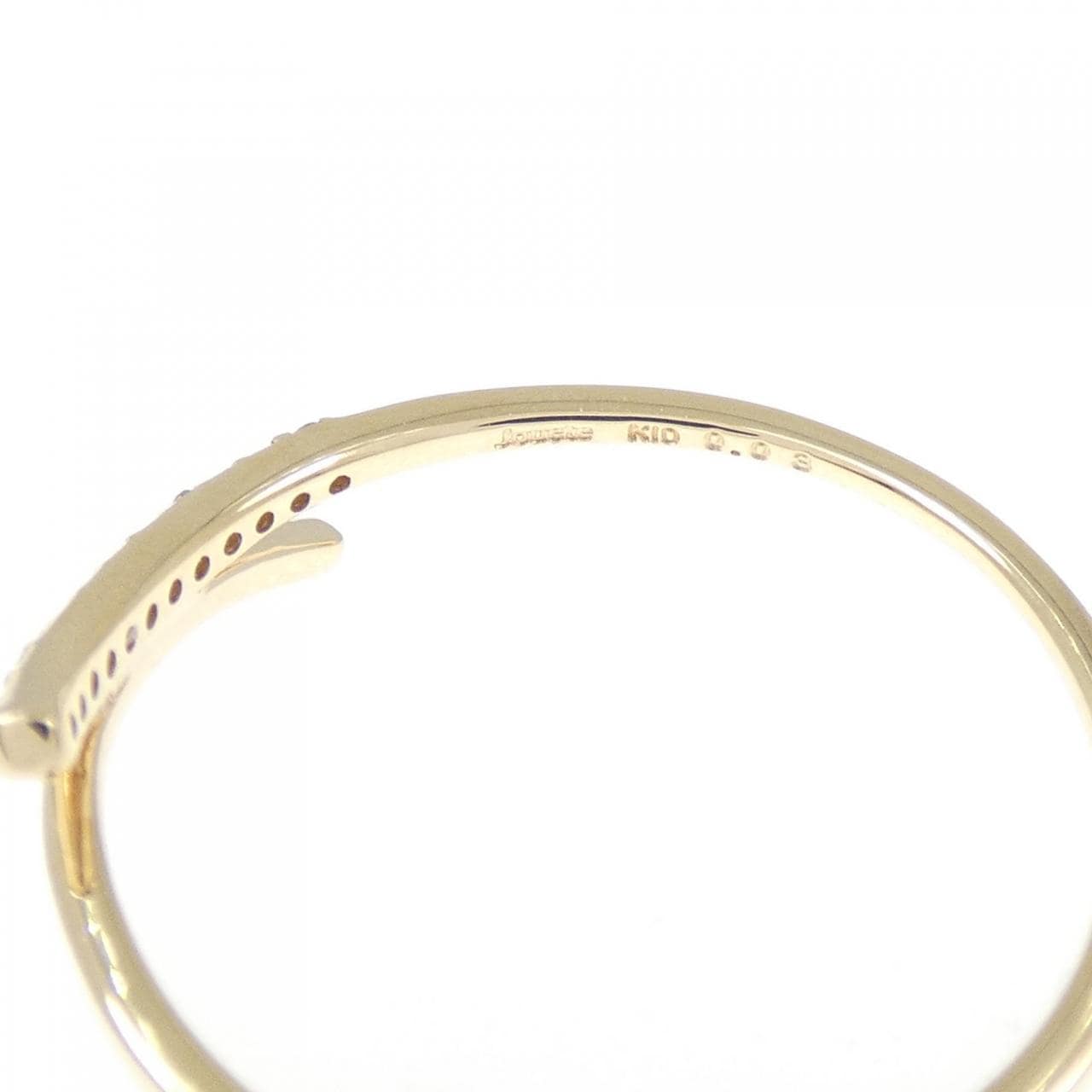 ジュエッテ K10YG リング 0.03CT