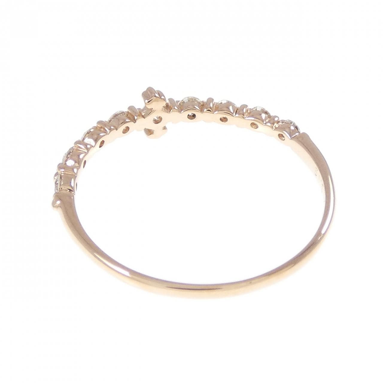 K10PG ダイヤモンド リング 0.19CT