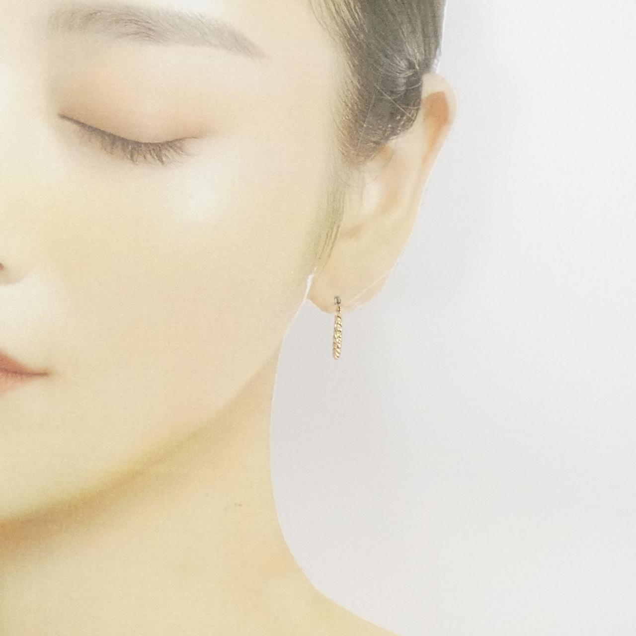 K18YG earrings