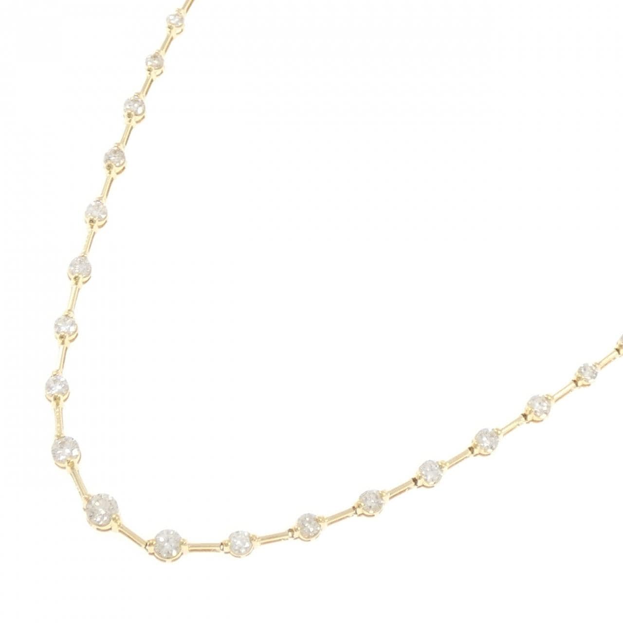 K18YG ダイヤモンド ネックレス 3.00CT