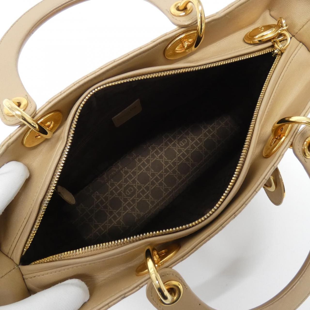 [vintage] Christian DIOR Lady DIOR Large CAL44560 Bag