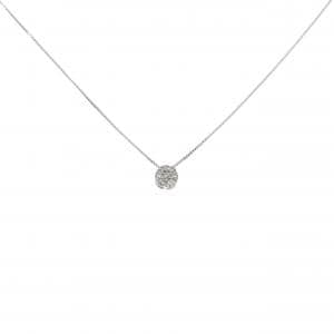 K18WG ダイヤモンド ネックレス 0.20CT