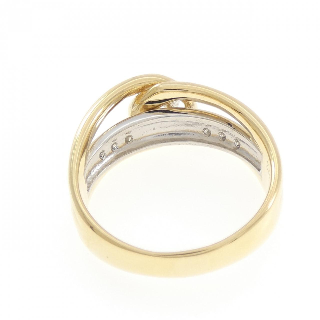 K18YG/PT900 ダイヤモンド リング 0.205CT