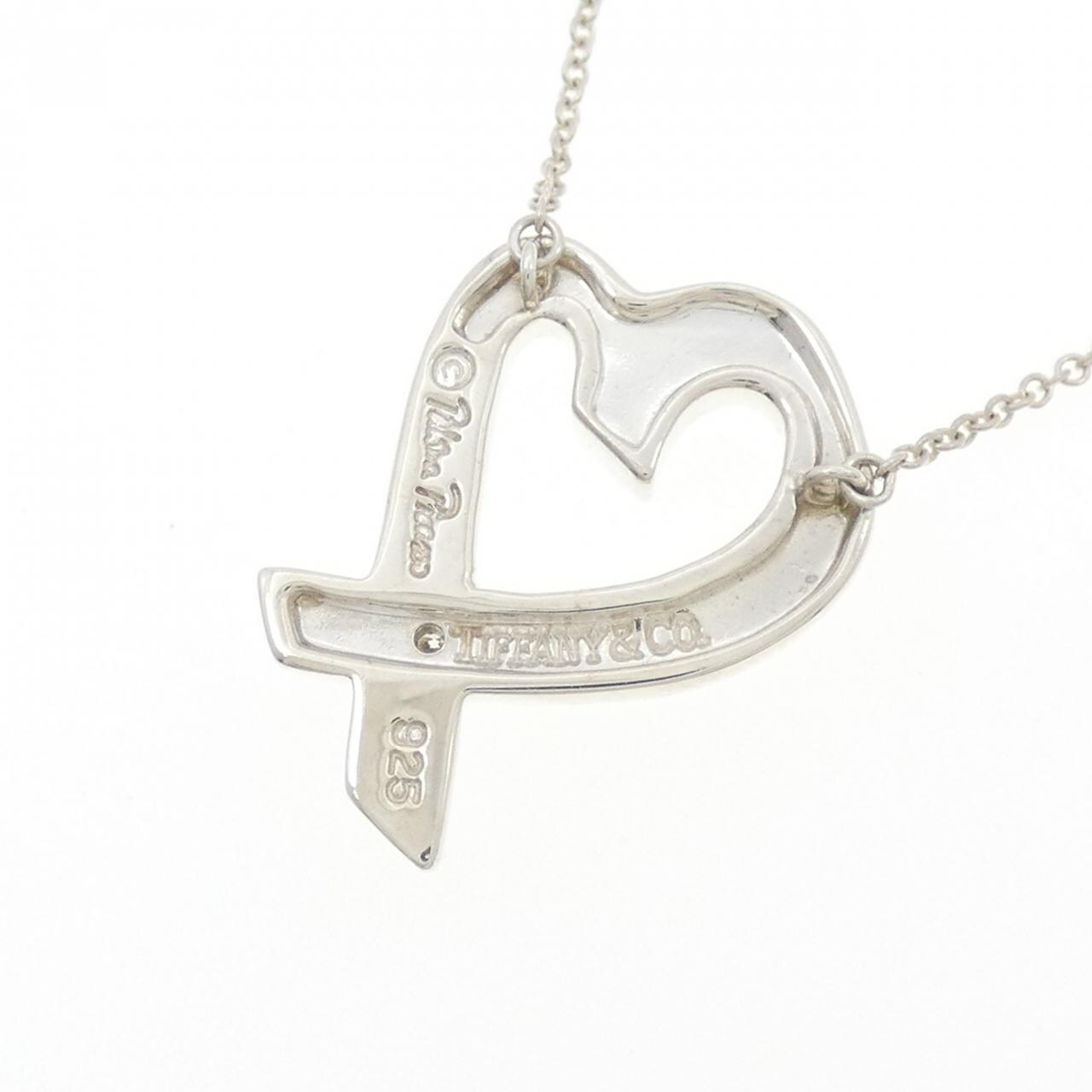 ティファニー ラビングハート ネックレス
