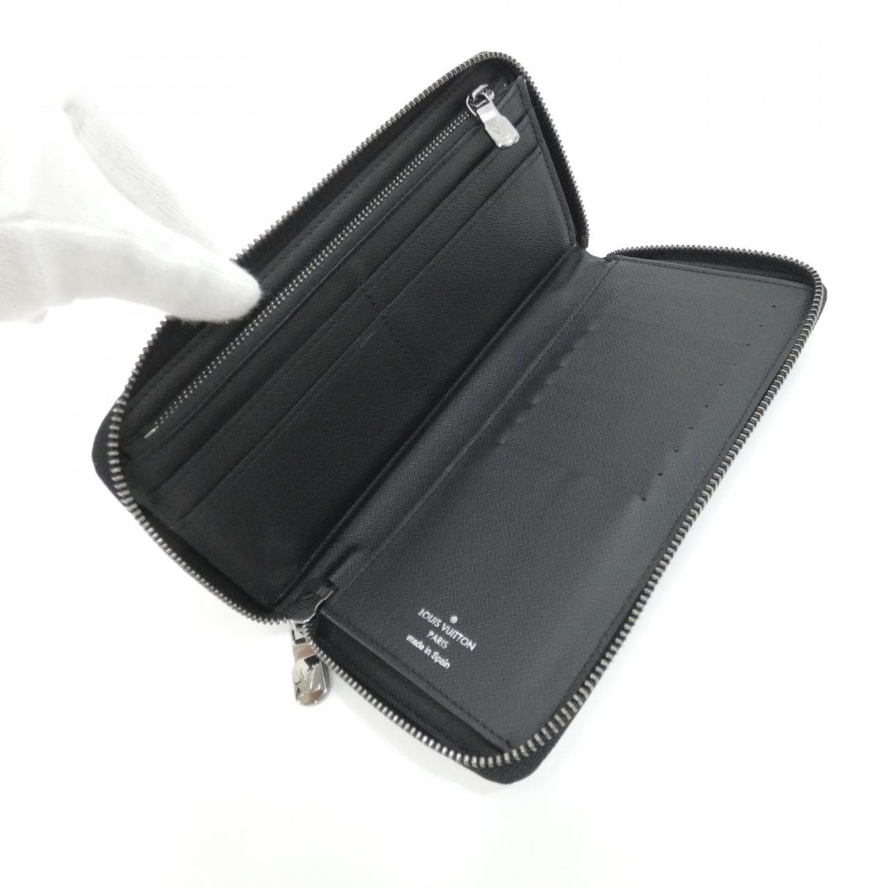 ルイヴィトン モノグラム エクリプス ジッピー ウォレット ヴェルティカル M62295 財布