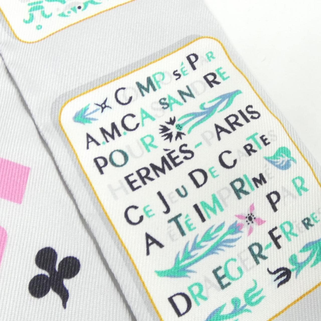 エルメス JEU DE CARTES ツイリー 063169S スカーフ