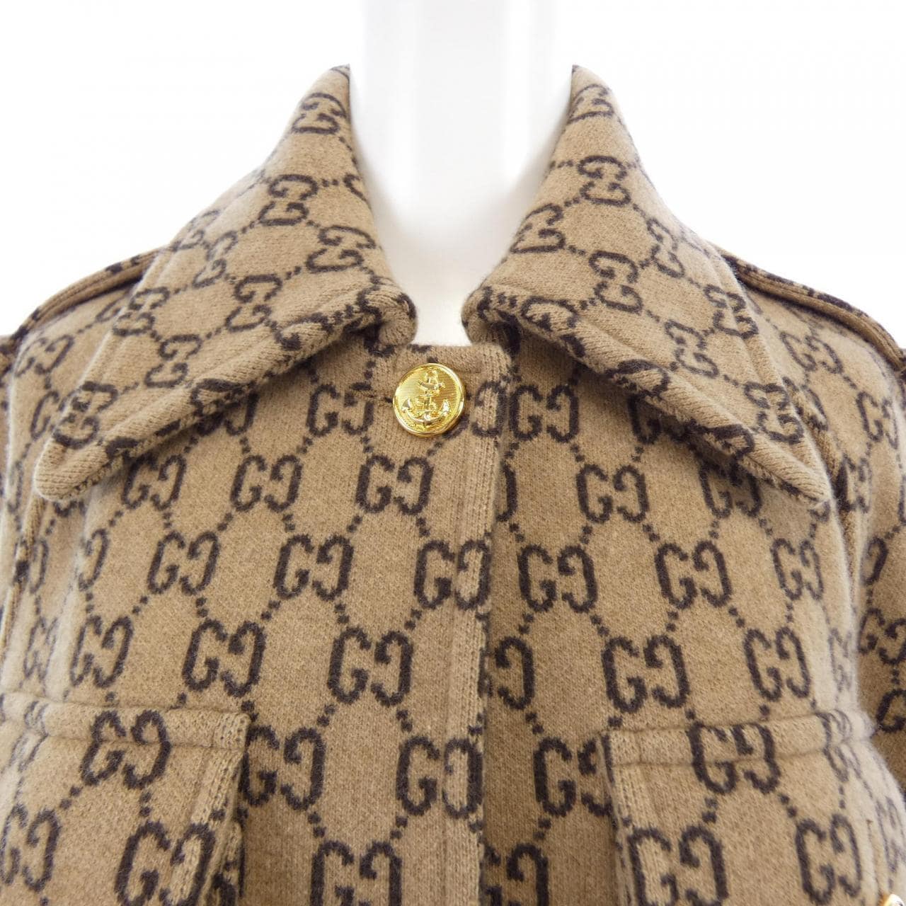グッチ GUCCI GGウールケープ GGパターン 610488 XKA5U ケープ